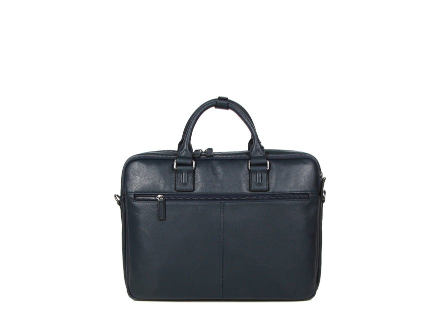 Gerard Henon 6981 - CUIR DE VACHETTE - MARINE gerard henon porte document 15" Sac business