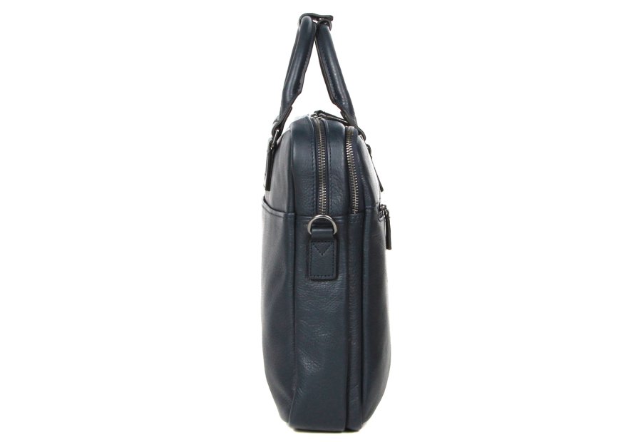 Gerard Henon 6981 - CUIR DE VACHETTE - MARINE gerard henon porte document 15" Sac business