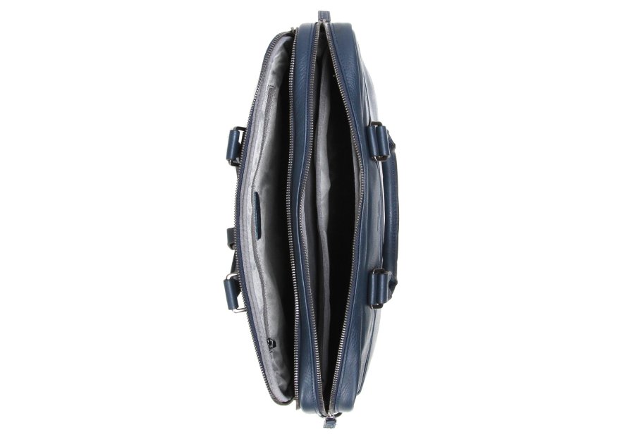 Gerard Henon 6981 - CUIR DE VACHETTE - MARINE gerard henon porte document 15" Sac business