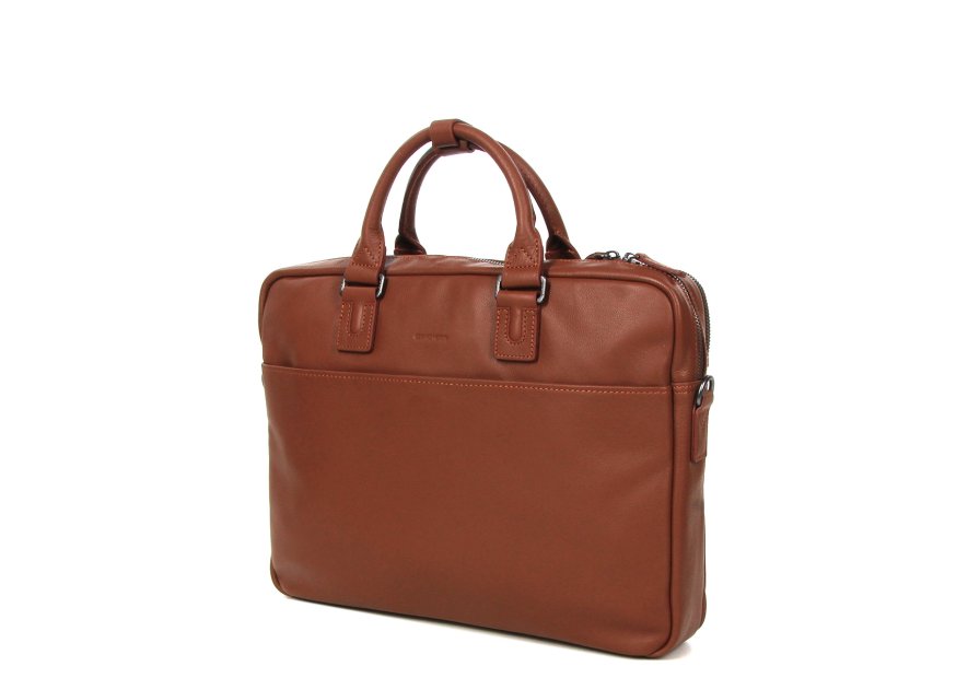 Gerard Henon 6981 - CUIR DE VACHETTE - MARRON gerard henon porte document 15" Porte-documents