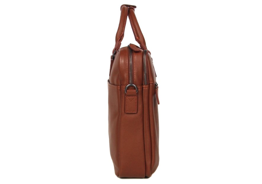 Gerard Henon 6981 - CUIR DE VACHETTE - MARRON gerard henon porte document 15" Porte-documents