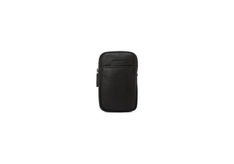 Gerard Henon 6902 - CUIR DE VACHETTE - NOIR - sac pochette téléphone Sac business
