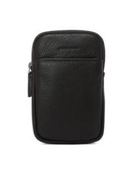 Gerard Henon 6902 - CUIR DE VACHETTE - NOIR - sac pochette téléphone Sac business