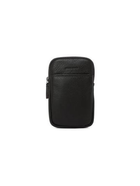 Gerard Henon 6902 - CUIR DE VACHETTE - NOIR - sac pochette téléphone Sac business