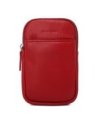 Gerard Henon 6902 - CUIR DE VACHETTE - ROUGE sac pochette téléphone sacs-a-mains
