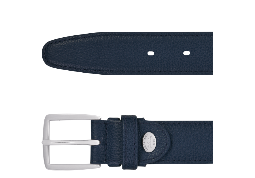 Longchamp 7700/021 - CUIR DE VEAU - NAVY longchamp-le foulonné-ceintures Ceintures