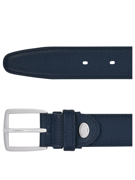 Longchamp 7700021 - CUIR DE VEAU - NAVY ceinture homme classic 30mm le foulonné ceinture-homme