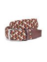 Miguel Bellido 00394 - ELASTIQUE/CUIR - ORANGE/ miguel bellido- elastic - ceinture mixte ceinture-homme