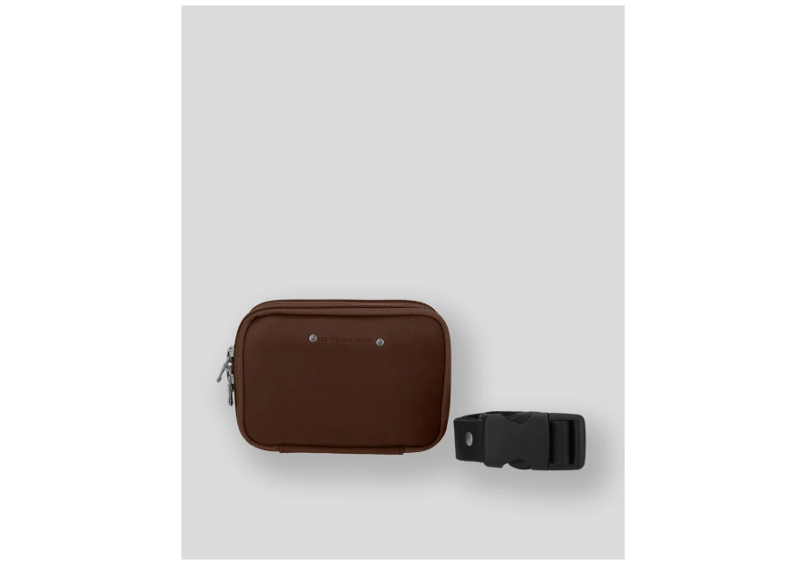 Les Ateliers Foures 9321 - CUIR DE VACHETTE - COGNAC pochette ceinture Maroquinerie