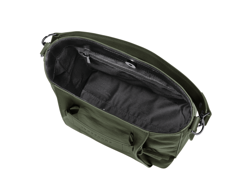 Longchamp 10215HCV - CUIR DE VEAU - KAKI - sac bandoulière s longchamp 3d Sac business