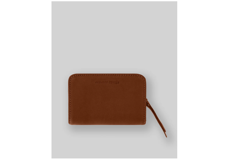 Les Ateliers Foures B23 porte monnaie et billet zip dos à dos mixte pmpb