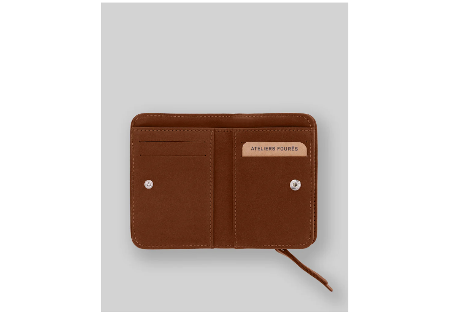 Les Ateliers Foures B23 porte monnaie et billet zip dos à dos mixte pmpb