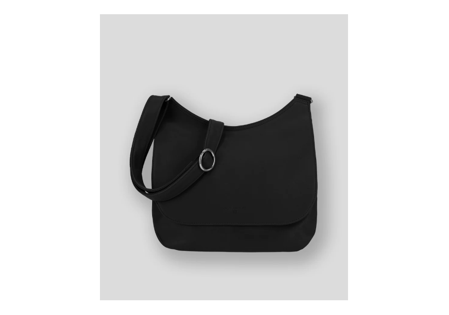 Les Ateliers Foures B314 - CUIR DE VACHETTE - NOIR sac rabat baroudeuse arthémis Sac business