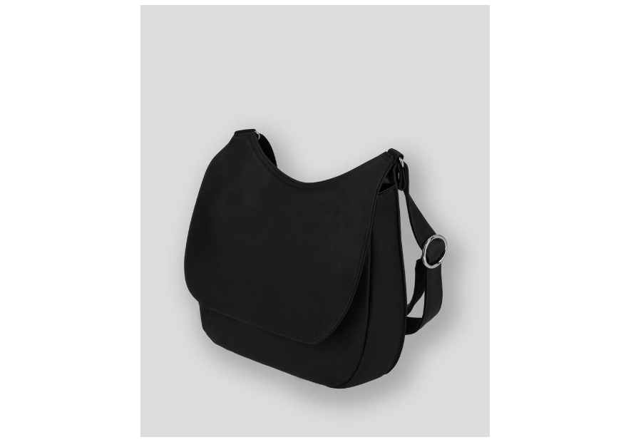 Les Ateliers Foures B314 - CUIR DE VACHETTE - NOIR sac rabat baroudeuse arthémis Sac business