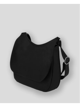 Les Ateliers Foures B314 - CUIR DE VACHETTE - NOIR sac rabat baroudeuse arthémis Sac business