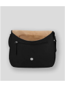 Les Ateliers Foures B314 - CUIR DE VACHETTE - NOIR sac rabat baroudeuse arthémis sacs-a-mains