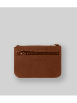 Les Ateliers Foures B39 - CUIR DE VACHETTE - FAUVE porte monnaie plat zip les atelers fourès Porte-monnaie