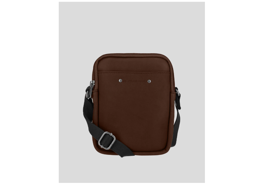 Les Ateliers Foures 9007 - CUIR DE VACHETTE - COGNAC les ateliers fourès - baroudeur - sac h zephy Sacs bandoulière/Sacoches