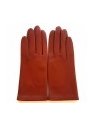 Poujade P01DST - AGNEAU - CHESNUT gant femme tactil poujade classic cachemire gants-femme