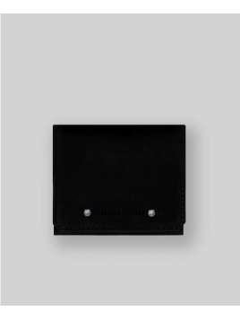 Les Ateliers Foures 9147 - CUIR DE VACHETTE - NOIR Porte-monnaie/ Porte-billets Portefeuilles