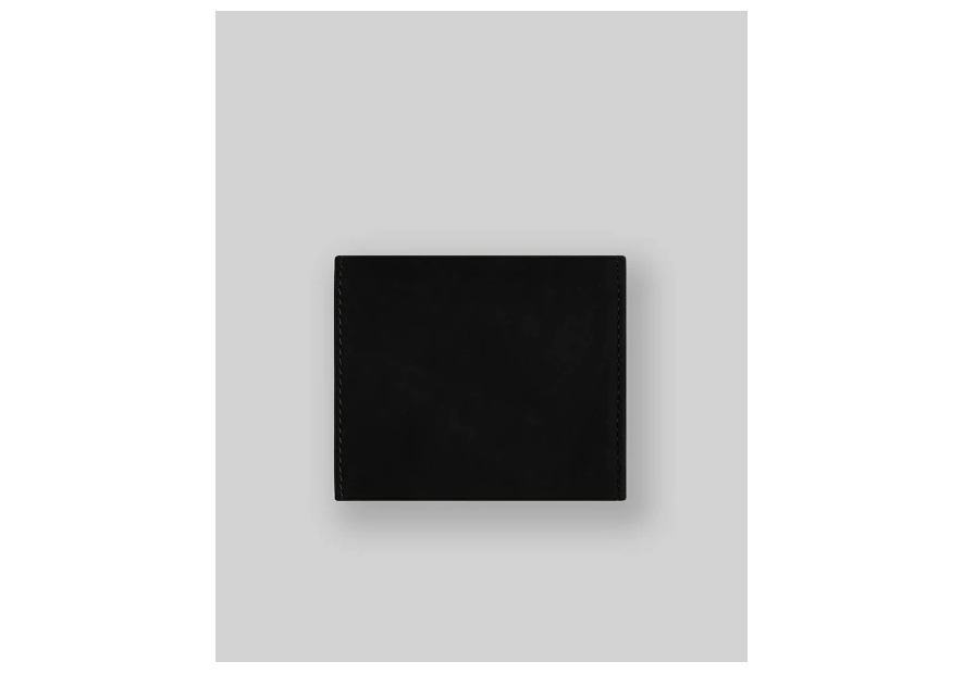Les Ateliers Foures 9147 - CUIR DE VACHETTE - NOIR Porte-monnaie/ Porte-billets Portefeuilles