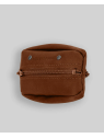 Les Ateliers Foures 9230 - CUIR DE VACHETTE - FAUVE fourès-baroudeur-porte monnaie grain de café pm-homme