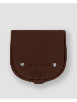 Les Ateliers Foures 9246 - CUIR DE VACHETTE - COGNAC porte monnaie Porte-monnaie