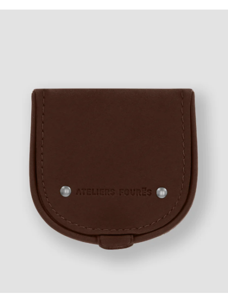 Les Ateliers Foures 9246 - CUIR DE VACHETTE - COGNAC porte monnaie Porte-monnaie