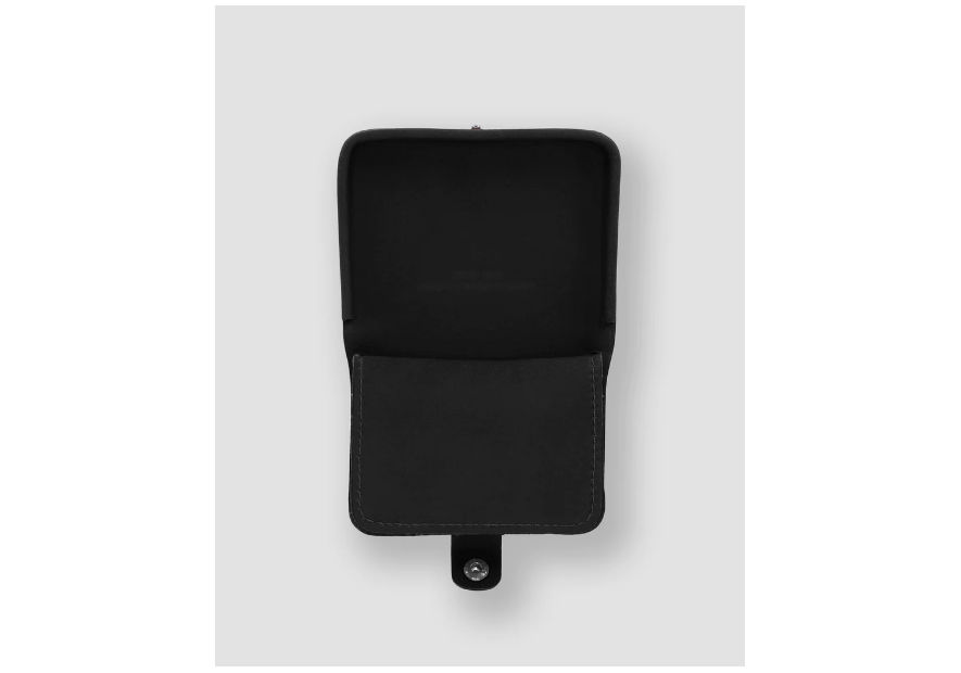 Les Ateliers Foures 9247 - CUIR DE VACHETTE - NOIR porte monnaie et billet cuvette fourès Porte-monnaie