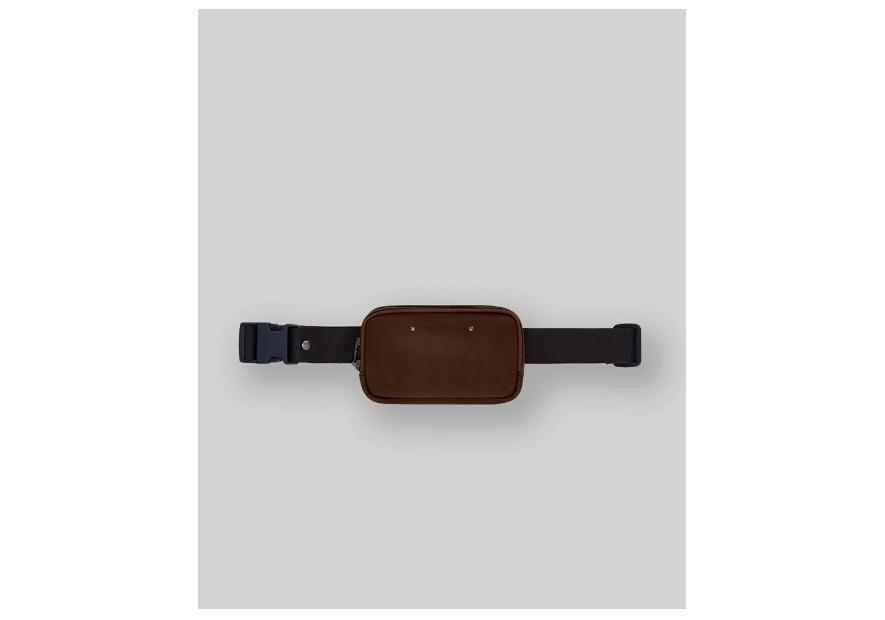 Les Ateliers Foures 9322 - CUIR DE VACHETTE - COGNAC les ateliers foures-baroudeuse-pochette ceinture Sacs banane / Sacs bandoul