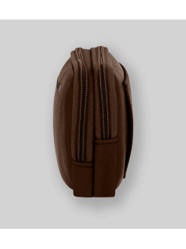 Les Ateliers Foures 9322 - CUIR DE VACHETTE - COGNAC les ateliers foures-baroudeuse-pochette ceinture Sacs banane / Sacs bandoul