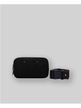 Les Ateliers Foures 9322 - CUIR DE VACHETTE - NOIR les ateliers foures-baroudeuse-pochette ceinture Sacs banane / Sacs bandouliè