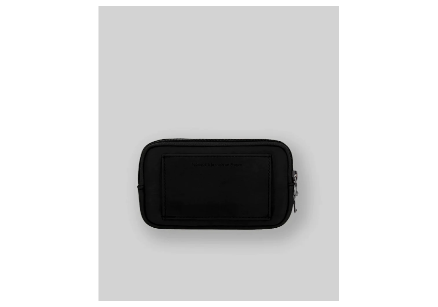 Les Ateliers Foures 9322 - CUIR DE VACHETTE - NOIR les ateliers foures-baroudeuse-pochette ceinture Sacs banane / Sacs bandouliè