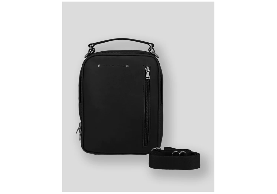Les Ateliers Foures 9329 - CUIR DE VACHETTE - NOIR sacoche Sacs bandoulière/Sacoches