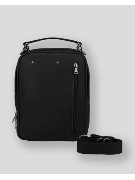 Les Ateliers Foures 9329 - CUIR DE VACHETTE - NOIR sacoche Sacs bandoulière/Sacoches