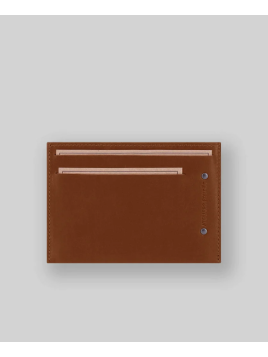 Les Ateliers Foures 947 - CUIR DE VACHETTE - FAUVE fourès baroudeur pochette identitée porte cartes