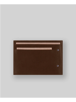 Les Ateliers Foures 947 - CUIR DE VACHETTE - COGNAC fourès baroudeur pochette identitée Porte-cartes