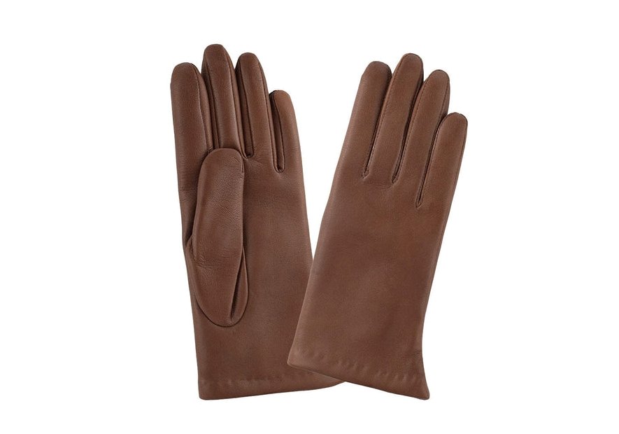 Glove Story 21283CA - CUIR D'AGNEAU - BRUN glove story-doublé cachemire-gants femme Gants