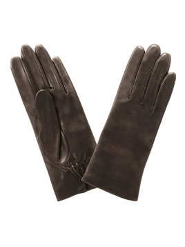 Glove Story 20865TR - CUIR D'AGNEAU - BRUN - ganst resserré-gants femme Gants