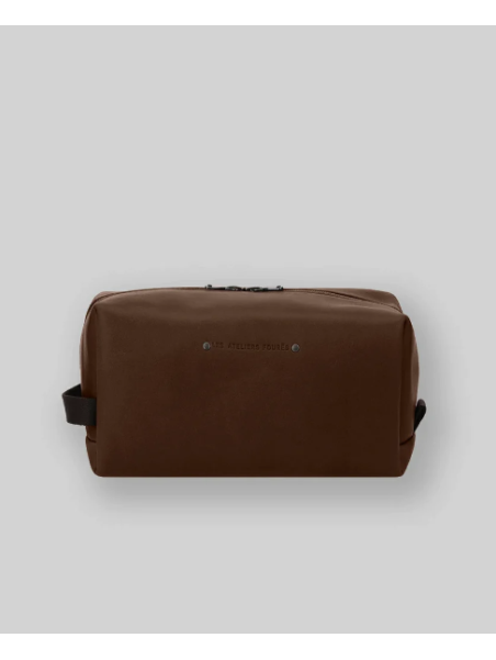 Les Ateliers Foures 9815 trousse de toilette cuir fourès baroudeur Trousses de toilette