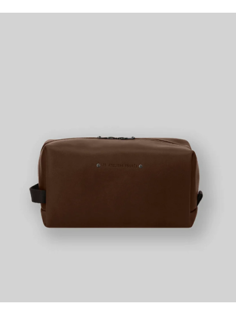 Les Ateliers Foures 9815 trousse de toilette cuir fourès baroudeur trousses-de-toilette