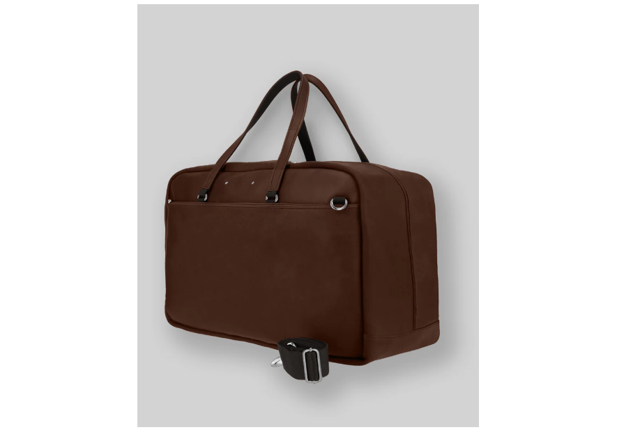 Les Ateliers Foures 9920 - CUIR DE VACHETTE - COGNAC sac de voyage cuir baroudeur polochon 52cm Sacs de voyage