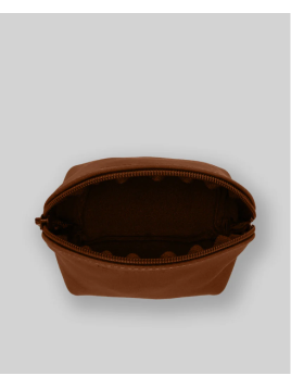 Les Ateliers Foures B04 - CUIR DE VACHETTE - FAUVE porte monnaie demi lune baroudeuse fourès Porte-monnaie