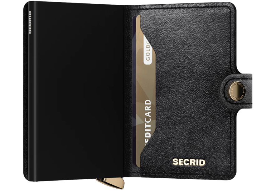 Secrid MED - CUIR DE VACHETTE - NOIR secrid- premium- diamond Porte-cartes