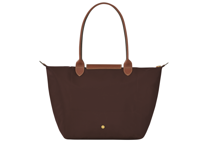 Longchamp 1899089 - NYLON ET CUIR - ÉBÈNE  sac cabas l le pliage original format étudiant Sac business