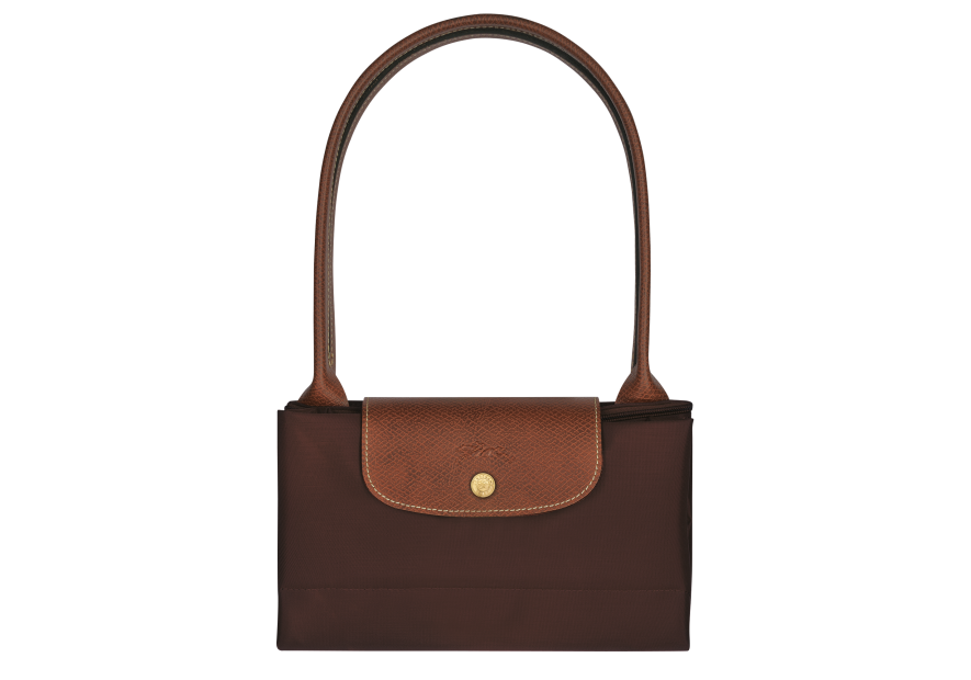 Longchamp 1899089 - NYLON ET CUIR - ÉBÈNE  sac cabas l le pliage original format étudiant Sac business