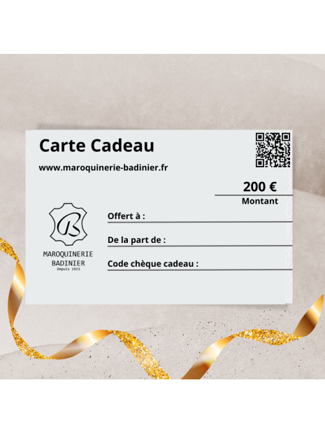 cadeau CARTE CADEAU 200€ carte cadeau 200€ carte-cadeau