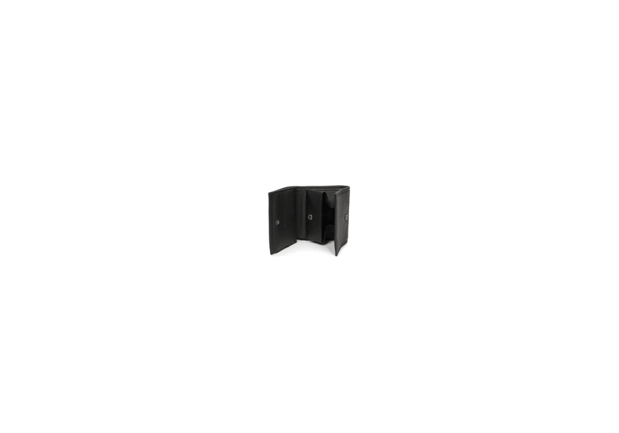 Lancaster 120-10 - CUIR DE VACHETTE - NOIR porte monnaie/billet boite soft vintage Portefeuilles