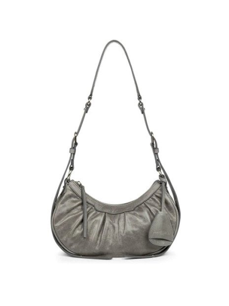 Lancaster 577-19 - CUIR DE VACHETTE - GRIS lancaster - rétro chouchou - besace banane s sac-business