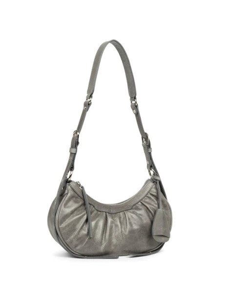 Lancaster 577-19 - CUIR DE VACHETTE - GRIS lancaster - rétro chouchou - besace banane s Sac business